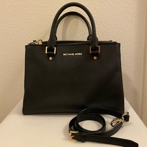 Michael Kors Sutton Safiano Leather Medium Satchel